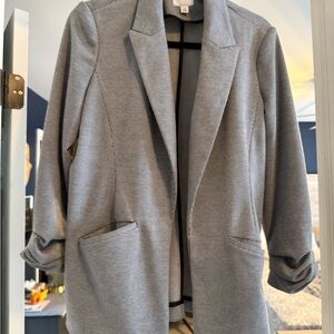 Nine West Classic Gray Blazer